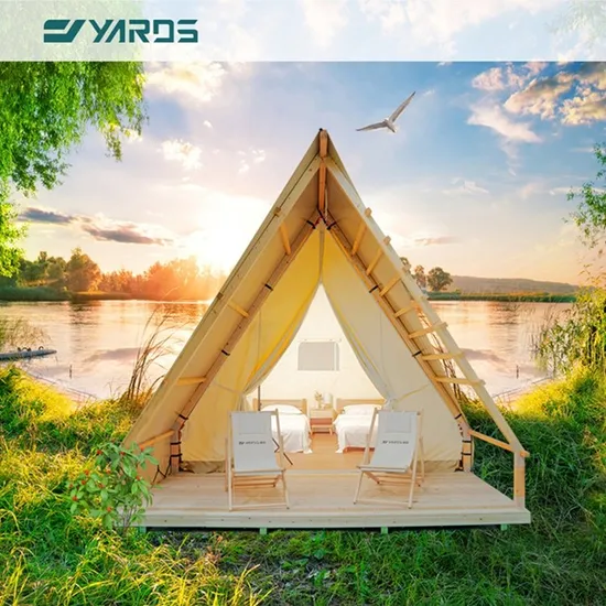 공급자 옥외 큰 Glamping 집 고급 호텔 바닷가 화포 원정 여행 천막