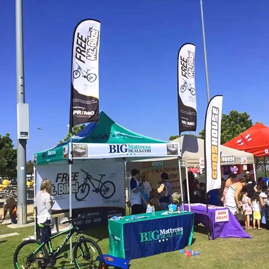 주문을 받아서 만들어진 접히는 천막이 옥외 강철 무역 박람회 천막 10X10 전시회 사건 큰천막 Gazebos 닫집 갑자기 나타납니다